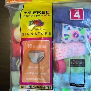 Fruit of the Loom Girls' Bikini Pack